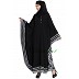Arabian Kaftan- Black with checkered White stripes Arabian Kaftan- Black with checkered White stripes
